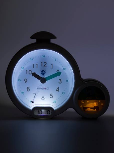 My First Alarm Clock, by Kid'Sleep Blue+Light Grey+Pink 