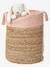 Wicker Basket Light Pink 