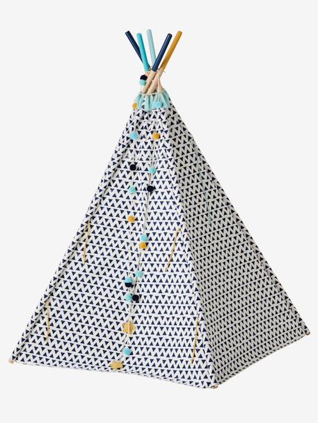 Reversible Teepee, Sioux - Wood FSC® Certified White/Print 