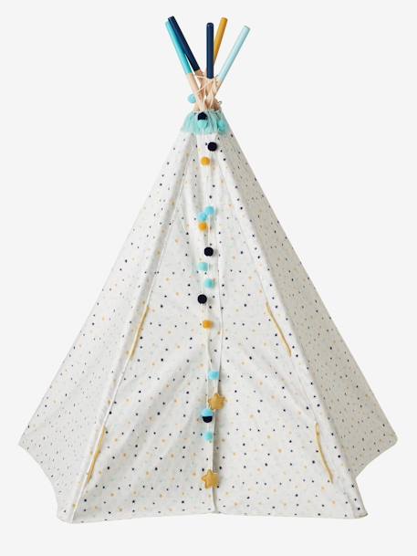 Reversible Teepee, Sioux - Wood FSC® Certified White/Print 