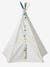 Reversible Teepee, Sioux - Wood FSC® Certified White/Print 