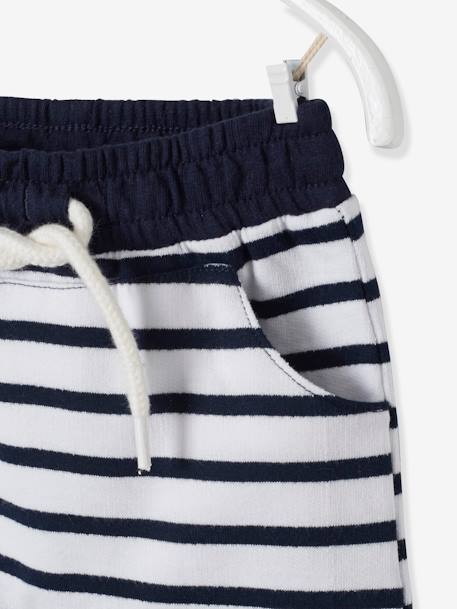 Bermuda Shorts in Fleece for Baby Boys aqua green+BROWN MEDIUM SOLID+Dark Blue+Dark Blue Stripes 