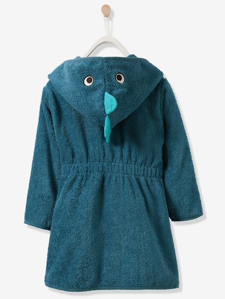 Dinosaur Bathrobe for Babies Blue 