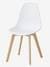 Scandinavian Chair for Children, Seat Height 45 cm White 