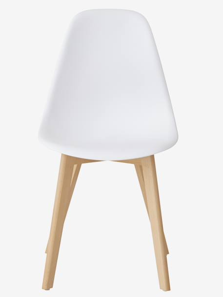 Scandinavian Chair for Children, Seat Height 45 cm White 