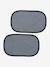 Pack of 2 Sun Visors Light Grey 