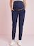 Maternity Chino Trousers, Inside Leg 32 cm Dark Blue 