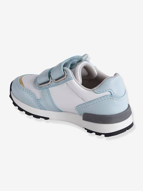 Touch-Fastening Trainers for Baby Girls, Runner-Style BLUE LIGHT SOLID WITH DESIGN 