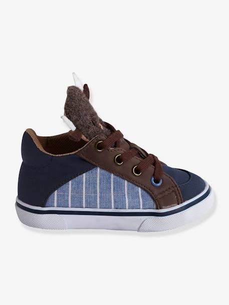 Trainers with Buffalo-Shaped Tongue for Boys Blue 