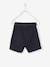 Sports Bermuda Shorts, Side Stripe, for Boys BLUE DARK SOLID WITH DESIGN 