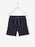 Sports Bermuda Shorts, Side Stripe, for Boys BLUE DARK SOLID WITH DESIGN 