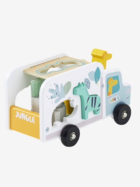 Truck Shape Sorter, Jungle - Wood FSC® Certified Multi 