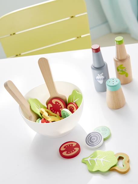 Wooden Salad Set - FSC® Certified NO COLOR 