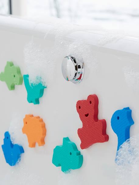 Foam Bath Stickers + Bath Net Multi 