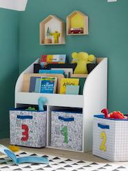 Bedroom Furniture & Storage-Storage-Storage Chests-Storage Unit with 2 Cubbyholes + Bookcase, School