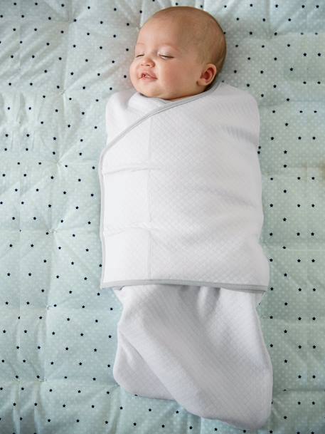 VERTBAUDET Swaddling Sleep Bag White/Print 