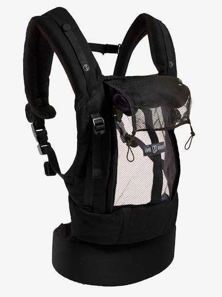 PhysioCarrier by JE PORTE MON BEBE Black+Light Grey 