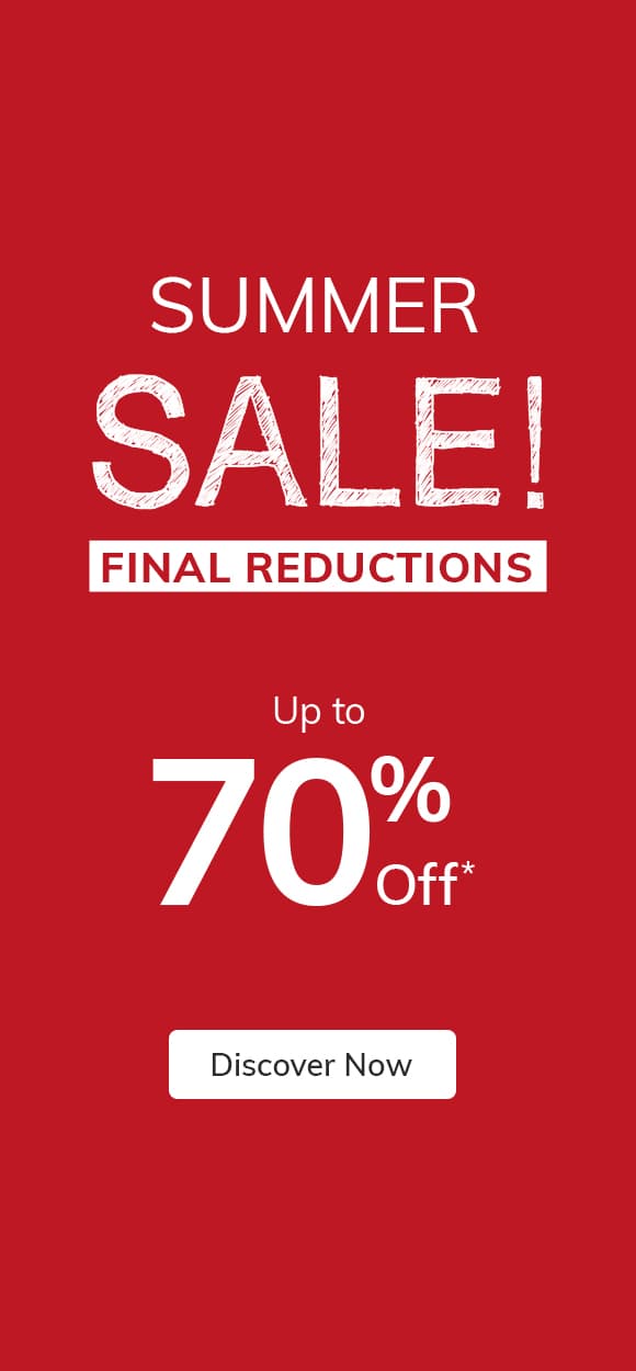 Summer Sale up to 70% off*