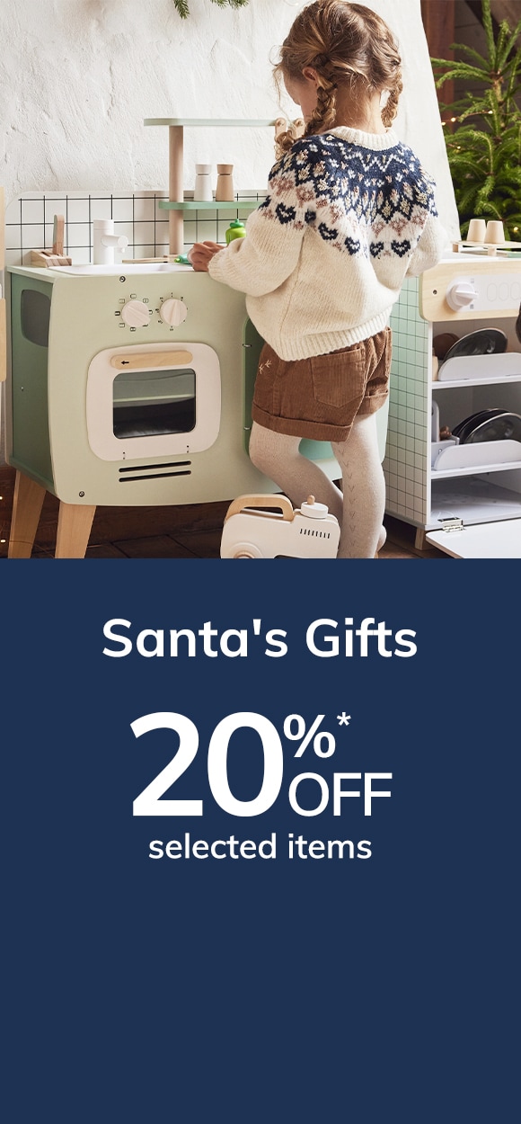 Santa's Gifts 20% off* selected items